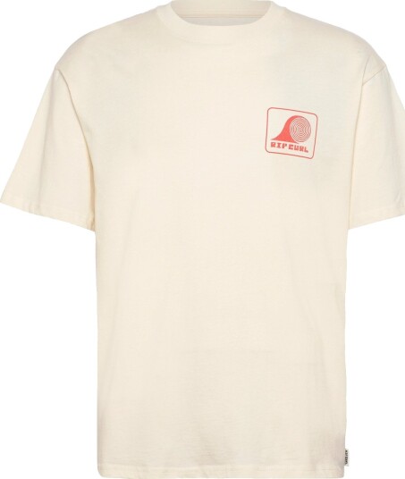 Rip Curl Aots Rolling Wave Tee Cream XL Rip Curl Aots Rolling Wave Tee Cream XL
