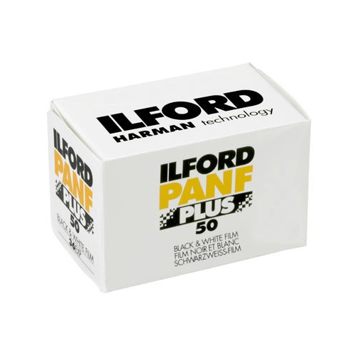 Ilford Pan F Plus 135-36 Sort/hvit negativ film 50 ISO Ilford Pan F Plus 135-36 Sort/hvit negativ film 50 ISO