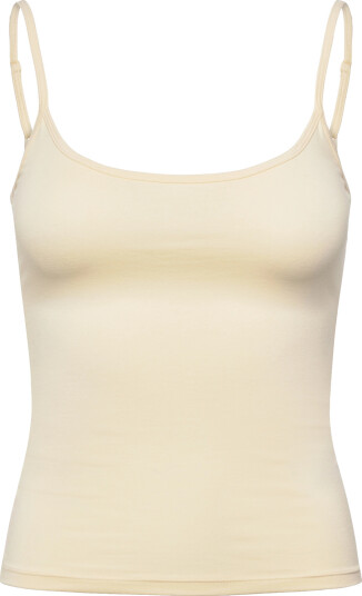 Gina Tricot Perfect Strap Singlet Yellow L