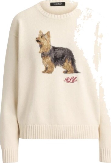 Ralph Lauren Dame Strikkevarer Beige L, Ralph Lauren Dame Strikkevarer Beige L,