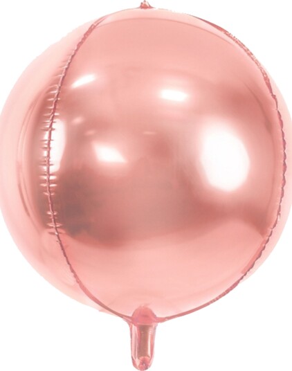 Partydeco Folieballong Orbz Roségull FB13M-019R