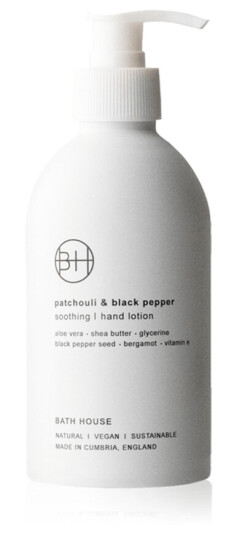 Bath House, Hand Lotion Patchouli & Black Pepper