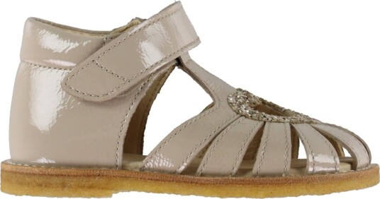 ANGULUS Sandals Flat Closed Toe Beige 22 ANGULUS Sandals Flat Closed Toe Beige 22