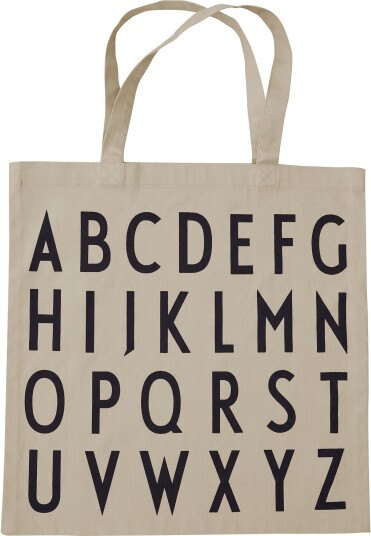 Design Letters Fav Tøypose ABC Beige