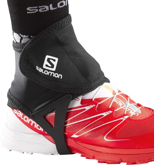 Salomon Trail Gaiters Low Black S Salomon Trail Gaiters Low Black S