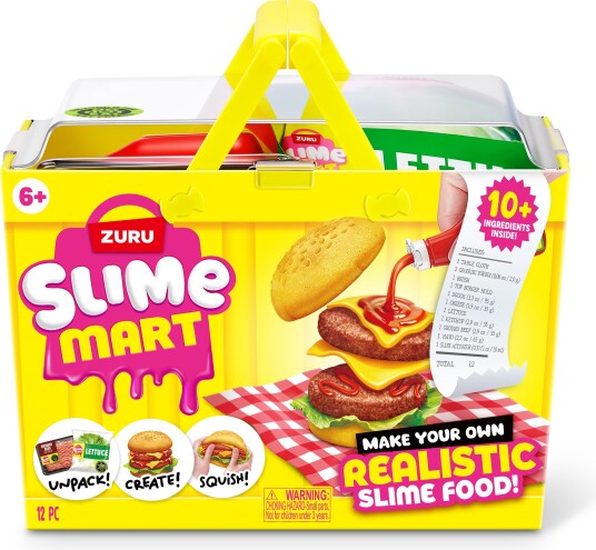 Zuru Slime Mart Handlekurv Burger Kreativ Slimlek Zuru Slime Mart Handlekurv Burger Kreativ Slimlek
