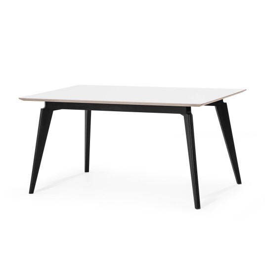 Torkelson Bella spisebord Hvit laminat 150 x 95 cm Hvit