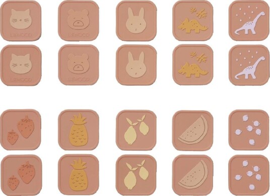 Liewood Memory-Spill - Easton - Dark Rose Multi Mix Liewood Memory-Spill - Easton - Dark Rose Multi Mix