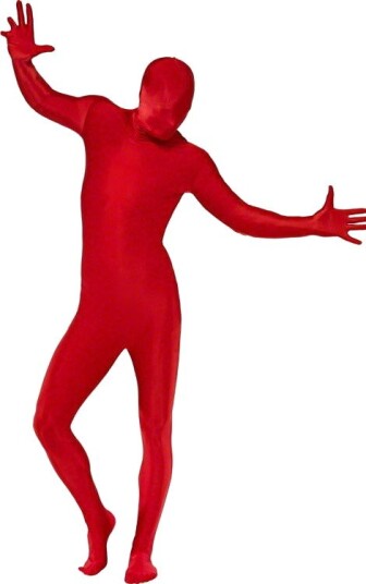 Smiffys Red Man Komplett Kostyme Strl L