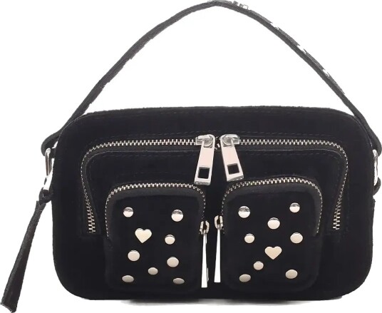 Nunoo Helena Sweetheart Suede Black   Black   ONE SIZE