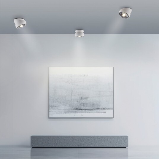 Taklampe PURE Move dimmbar Hvit Stue Metall Moderne 9 Hvit