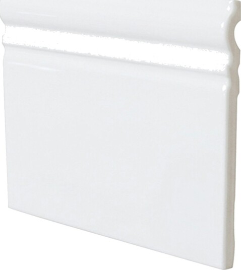 Lhådös Kakel Sekel Hvit Blank Sokkel 15x15 cm