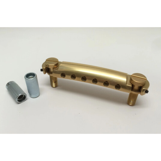 Tonepros T1z Sg - Metric Tailpiece Locking Stop Bar - Satin Gull