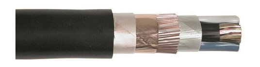 Nexans 15133398-201-05 Jordkabel FXQJ, 1 kV 4 x 6/6 mm², trommel 500 m