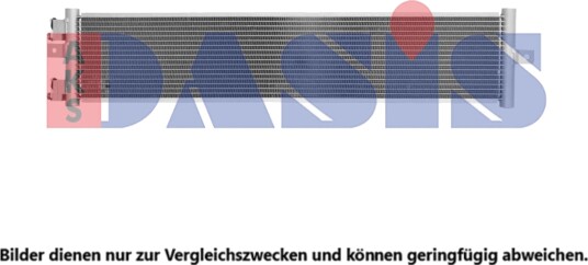 AKS DASIS 562128N Kondensator, klimaanlegg