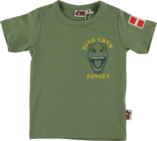 DYR Cph T shirts Dyrdino Sage T Rex DYR 6 år 116 T skjorte Grønn