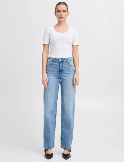 ICHI Ihzola Plain Ss - White - XXL ICHI Ihzola Plain Ss - White - XXL