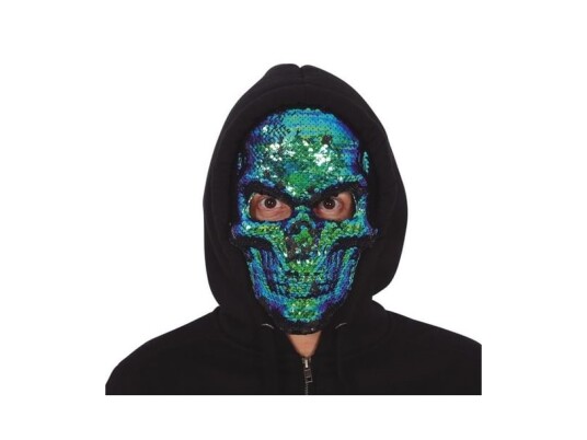 Fiesta Paillet Kranie Maske Fiesta Paillet Kranie Maske