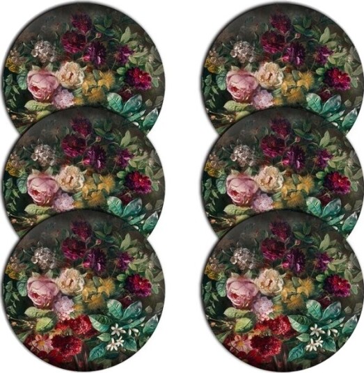 Bertoni 6D Rundt Bordmatte-Sett - Puokštas