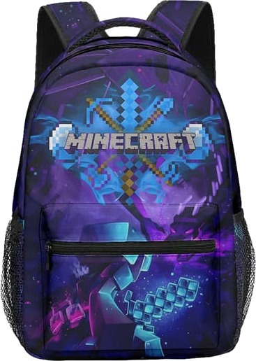 Minecraft Min Verden Skolesekk Barnesekk 16