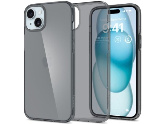 Spigen Crystal Flex, Etui, Apple, Iphone 15, 15,5 Cm (6.1"), Grå