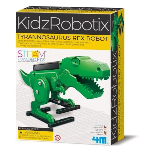 4M Tyrannosaurus Rex Robot Ingeniørvitenskapssett Ingeniørvitenskap 8 År