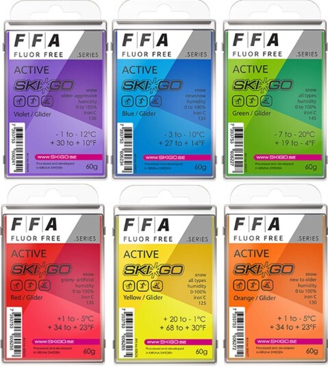 Skigo FFA Glider Paraffin 200 g  GREEN