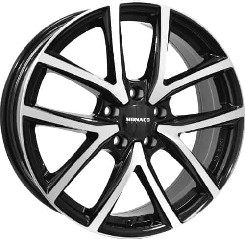 MONACO WHEELS CL2 Gloss Black Polished 7Jx17 5/112 ET45 B66.4 felegen