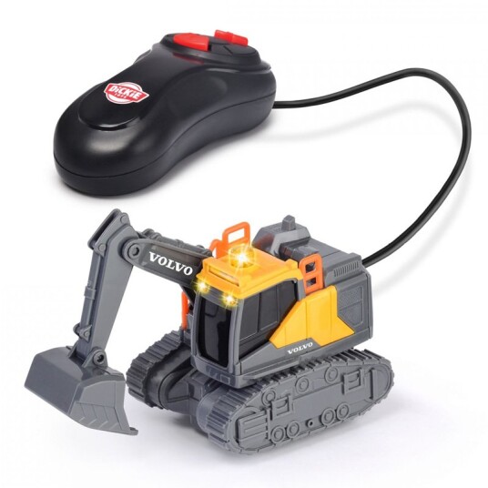Dickie Toys Ledningstyrt Volvo Mini Gravemaskin 14 cm Dickie Toys Ledningstyrt Volvo Mini Gravemaskin 14 cm