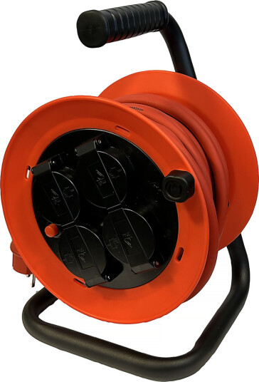 Schou Kabeltrommel 4 uttak kabellengde 10m h07rn-f 3g1,5 Schou Kabeltrommel 4 uttak kabellengde 10m h07rn-f 3g1,5