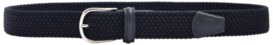 Anderson's Classic Elastic Woven belte - Navy AND-B0667-NE37-B1-85