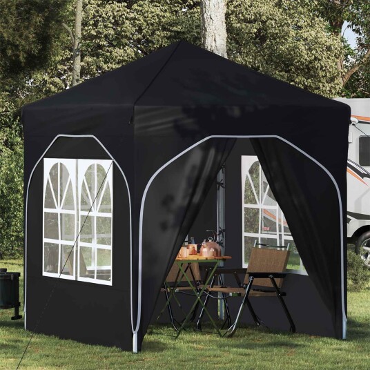  Pop up Festtelt 192 x 192 x 245 cm Antrasitt