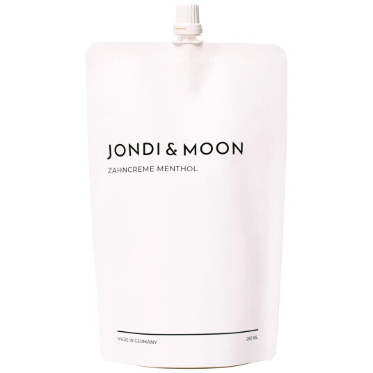 Naturlig tannkrem Jondi & Moon Menthol Refill 250 ml.