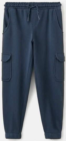 Mango Drawstring Jogger Trousers Navy 122