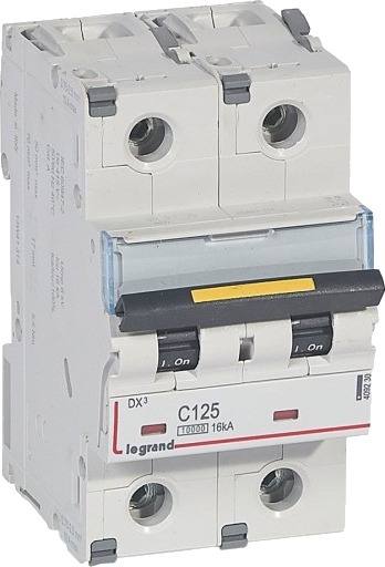 Legrand DX³ MCB automatsikring C125 2P 3M 10/16kA Legrand DX³ MCB automatsikring C125 2P 3M 10/16kA