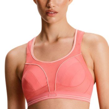 Shock Absorber BH Ultimate Run Bra Rosa/Hvit polyamid I 70 Dame