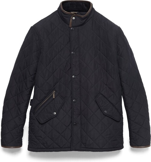 Barbour Barbour Powell Quilted Jacket NAVY/ECRU BEACO L