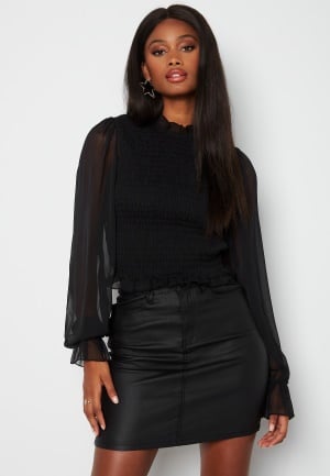 BUBBLEROOM Mejra smock top Black 38