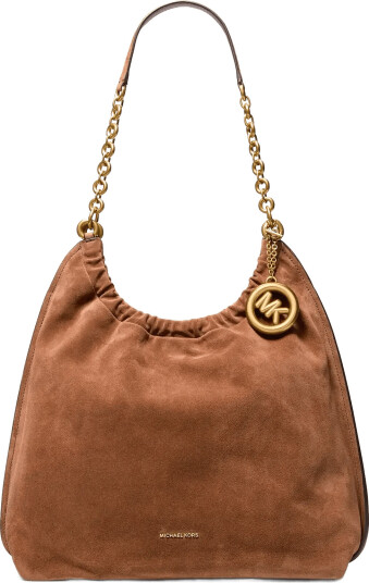 Michael Kors Lg Cinch Shldr Brown ONE SIZE