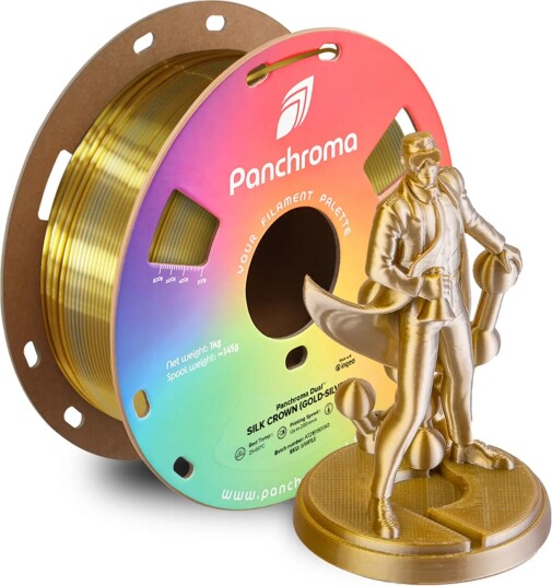 Polymaker Panchroma Dual Silk Pla Crown (Silk Gold/silk Silver) Polymaker Panchroma Dual Silk Pla Crown (Silk Gold/silk Silver)