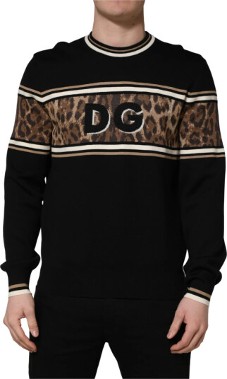 Dolce & Gabbana Herre Strikkevarer Svart S,