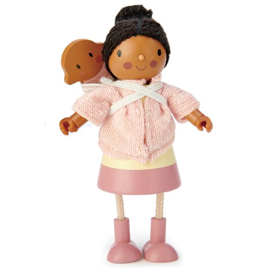 Tender Leaf Dollhouse Figure Mrs Forrester and Baby TL8150