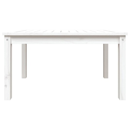 vidaXL Hagebord hvit 82,5x50,5x45 cm heltre furu vidaXL Hagebord hvit 82,5x50,5x45 cm heltre furu