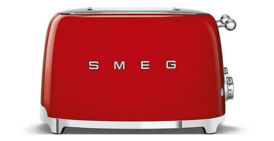Smeg 50's Style Brødrister 4 Skiver Rød 2000W TSF03RDEU
