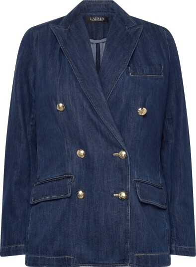 Lauren Ralph Lauren 3X1 Rigid Denim Wvn Blazer/Sport Co Blue 38