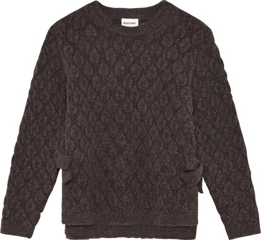 Minymo Pullover Knit Brown 104