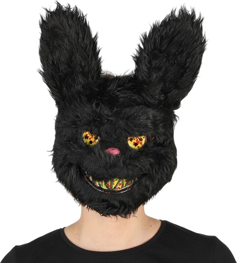 Hisab/Joker Skummel Kaninmaske Svart One size 97938