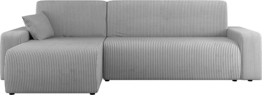 Barile Sofa med Divan 3 seter Lys grå