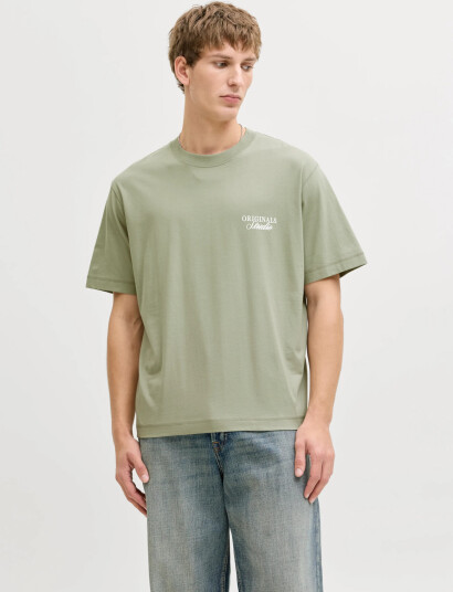 Jack & Jones Jornorrebro Typo Tee Ss Crew Neck Noos Khaki green S Jack & Jones Jornorrebro Typo Tee Ss Crew Neck Noos Khaki green S