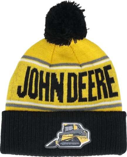 John Deere Kids Beanie Black/Yellow John John Deere Kids Beanie Black/Yellow John
